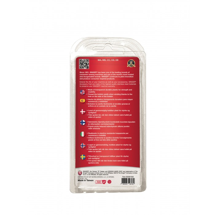 100 Bobine Vuote Per Macchina Da Cucire - Plastica Trasparente, Universali, Ideali Per Cucito - Foto 13