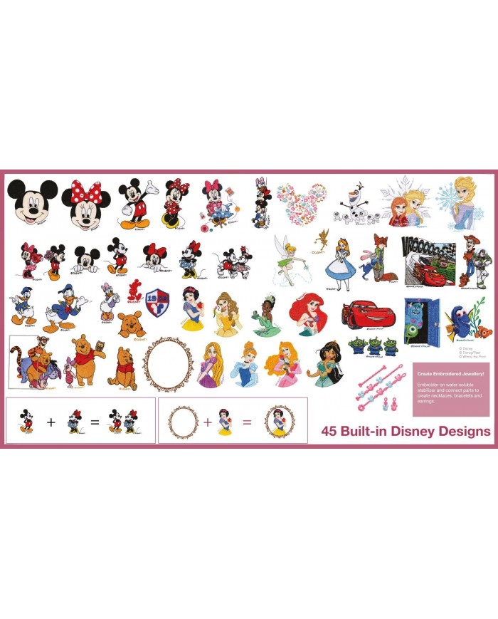 Macchina per cucire e ricamare Brother Innov-is M280D Disney