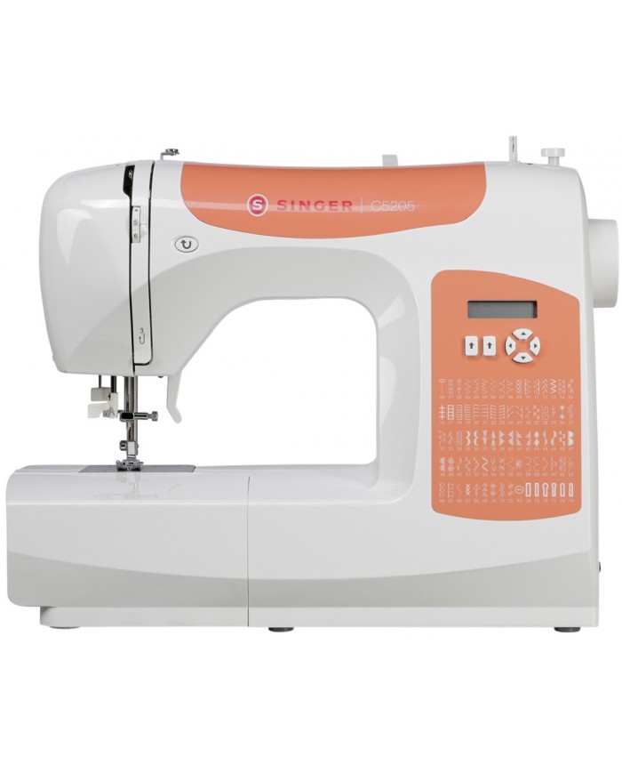 Electronic sewing machine Singer C5205 + Overlocking foot and