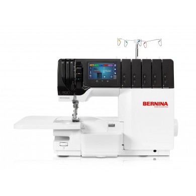 Bernina L-890 - Tagliacuci con punto copertura e infilatura ad aria
