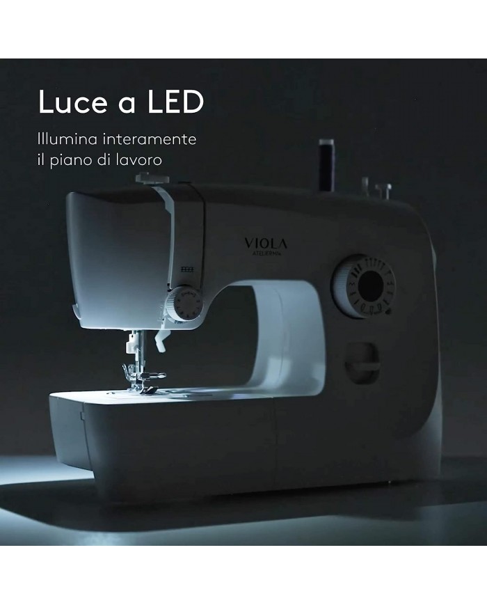 VIOLA Atelier M14 - Macchina da Cucire con Infilatura Automatica