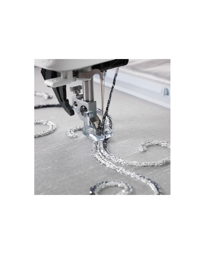 Kit Raccoglitore Per Cucito PFAFF 545 - Staffa, Piedino, Piastra Ago E Alimentatore Per Piegatura Nastri, Larghezza Taglio 20mm - 2