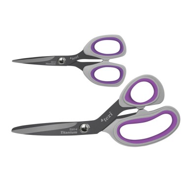 8" (21 cm) Titanium Coated Tailoring Scissors & Hobby Scissors - 5" (13 cm) Crafts