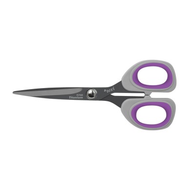Professional 18 cm titanium coated sartorial scissors