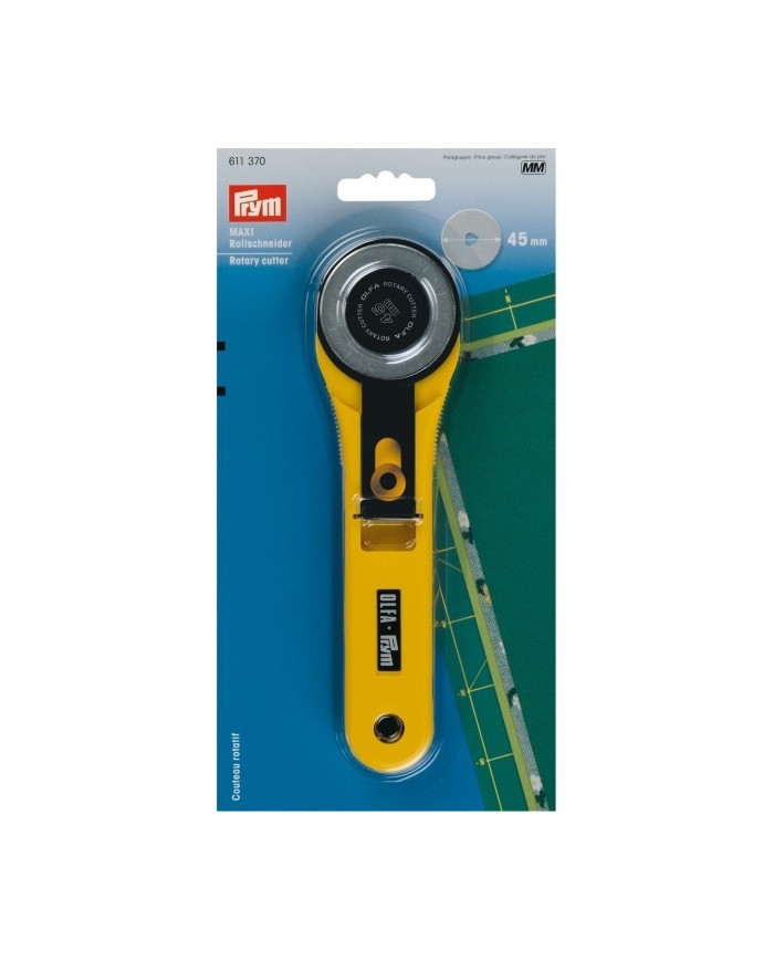 PRYM TAGLIERINA ROTANTE PER TESSUTI MAXI 45 MM OLFA 611370