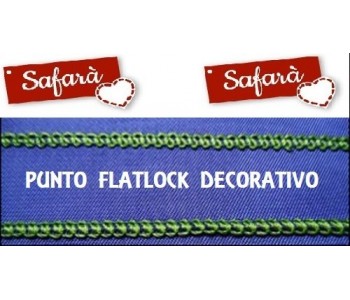 Orlatura con contemporanea applicazione di pizzo Orlatura con contemporanea applicazione di pizzo