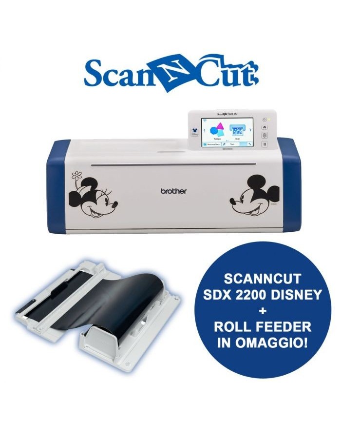 ScanNCut SDX2250D Disney - Macchina da taglio Brother - Filomania Online  shop per taglio e cucito creativo