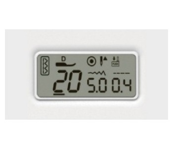 Macchina per cucire Necchi NC-102D - Display informativo Macchina per cucire Necchi NC-102D - Display informativo